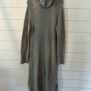 Lulu's Charcoal Long Sleeve Dress